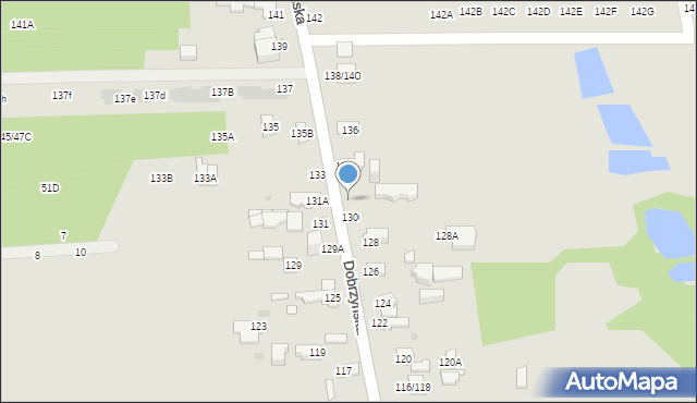 Częstochowa, Dobrzyńska, 132, mapa Częstochowy