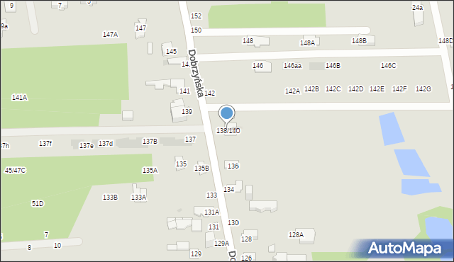 Częstochowa, Dobrzyńska, 140, mapa Częstochowy