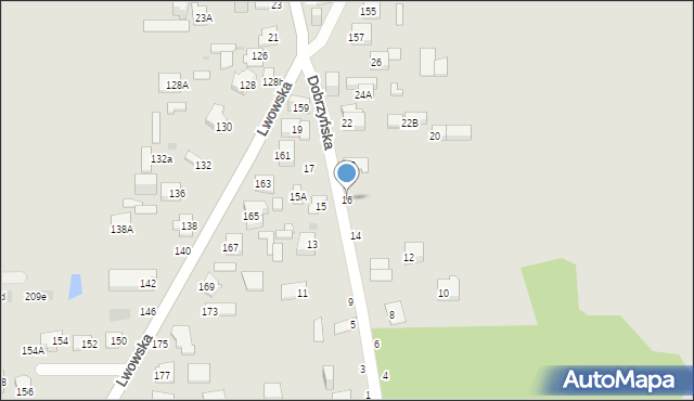 Częstochowa, Dobrzyńska, 16, mapa Częstochowy