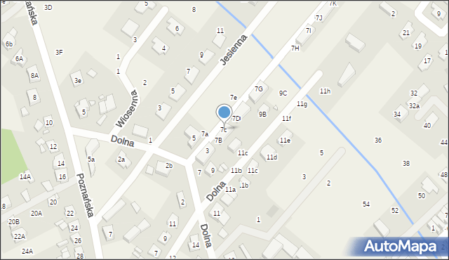 Daszewice, Dolna, 7c, mapa Daszewice