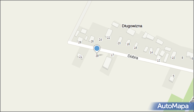 Długowizna, Dobra, 19, mapa Długowizna