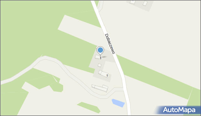 Dobaczewo, Dobaczewo, 8, mapa Dobaczewo