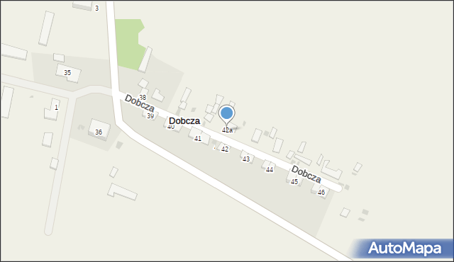 Dobcza, Dobcza, 42a, mapa Dobcza