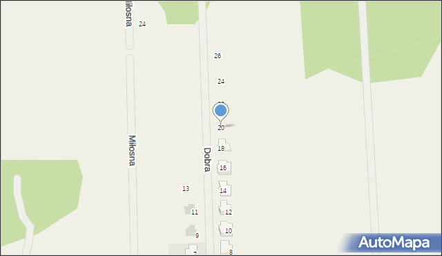 Dobczyn, Dobra, 20, mapa Dobczyn
