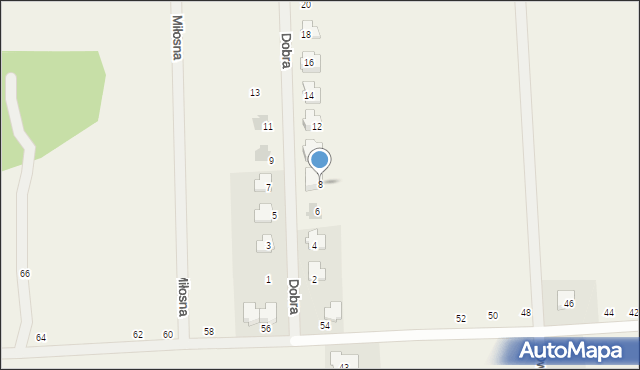 Dobczyn, Dobra, 8, mapa Dobczyn
