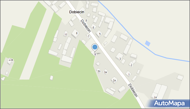 Dobiecin, Dobiecin, 4, mapa Dobiecin