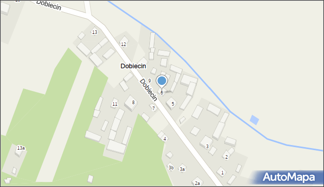 Dobiecin, Dobiecin, 6, mapa Dobiecin