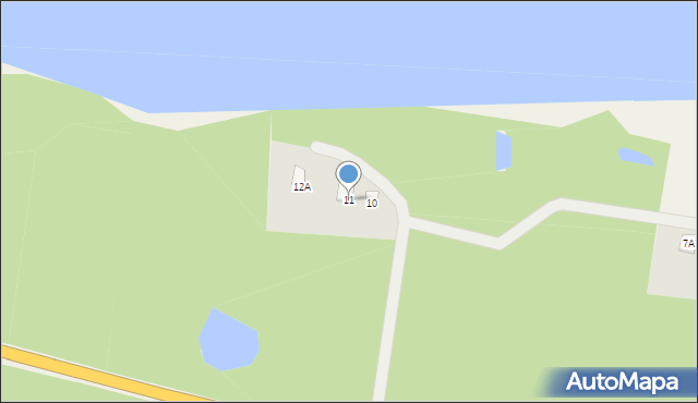 Dobiegniewo, Dobiegniewo, 11, mapa Dobiegniewo