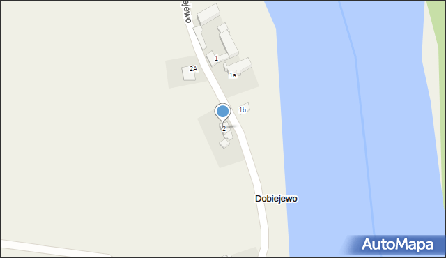 Dobiejewo, Dobiejewo, 2, mapa Dobiejewo