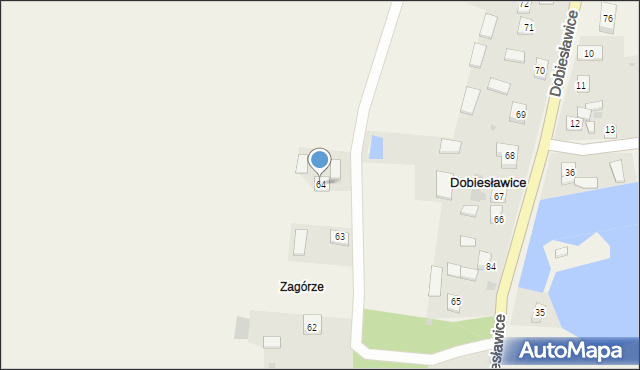 Dobiesławice, Dobiesławice, 64, mapa Dobiesławice