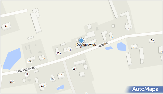 Dobiesławiec, Dobiesławiec, 13, mapa Dobiesławiec