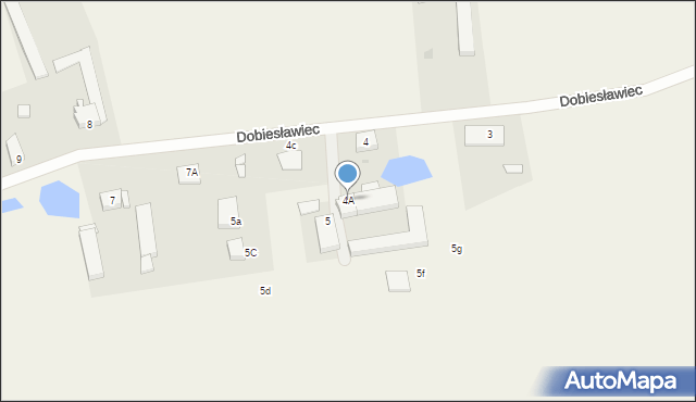Dobiesławiec, Dobiesławiec, 4A, mapa Dobiesławiec