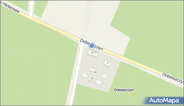Dobieszczyn, Dobieszczyn, 1, mapa Dobieszczyn