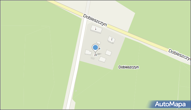 Dobieszczyn, Dobieszczyn, 1b, mapa Dobieszczyn