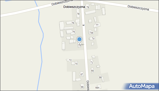 Dobieszczyzna, Dobieszczyzna, 73, mapa Dobieszczyzna