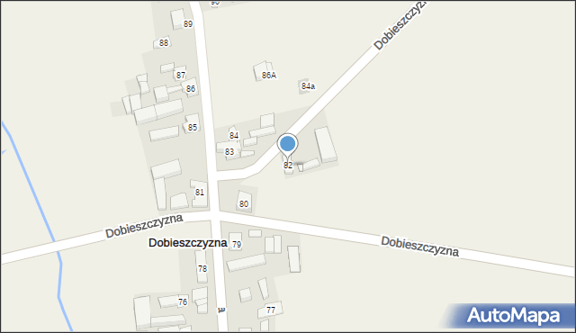 Dobieszczyzna, Dobieszczyzna, 82, mapa Dobieszczyzna