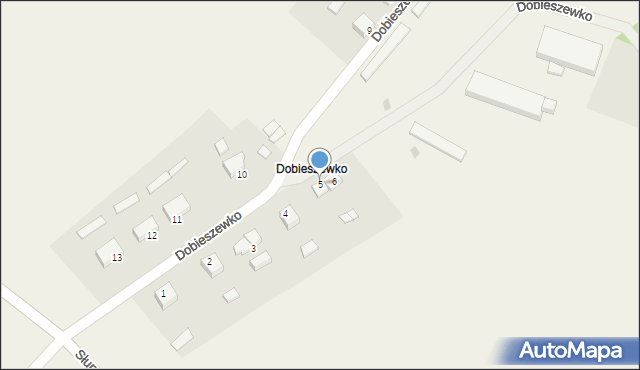 Dobieszewko, Dobieszewko, 5, mapa Dobieszewko