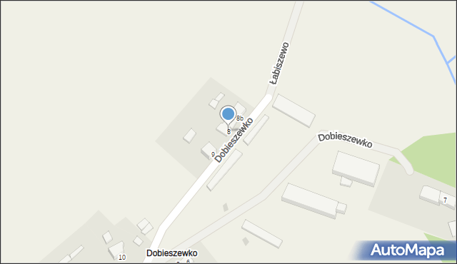 Dobieszewko, Dobieszewko, 8, mapa Dobieszewko