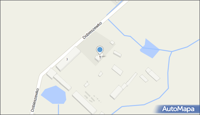 Dobieszewko, Dobieszewko, 5, mapa Dobieszewko