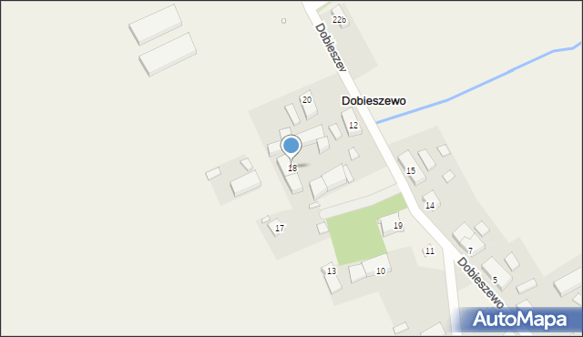 Dobieszewo, Dobieszewo, 18, mapa Dobieszewo