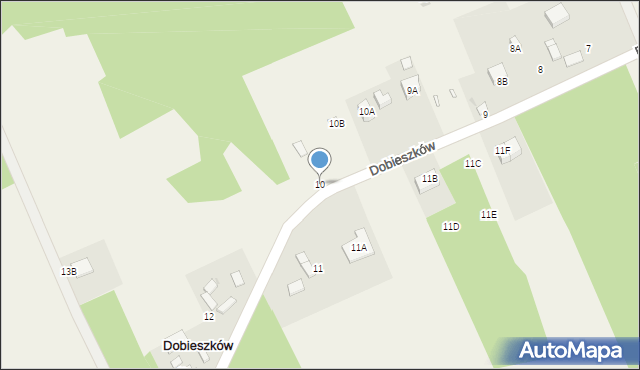 Dobieszków, Dobieszków, 10, mapa Dobieszków