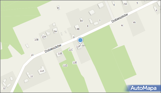 Dobieszków, Dobieszków, 11G, mapa Dobieszków