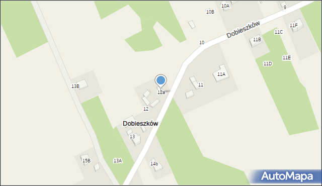 Dobieszków, Dobieszków, 12a, mapa Dobieszków