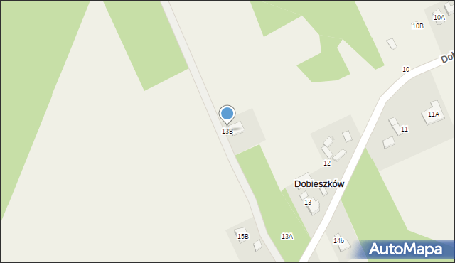 Dobieszków, Dobieszków, 13B, mapa Dobieszków