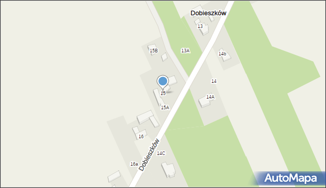 Dobieszków, Dobieszków, 15, mapa Dobieszków