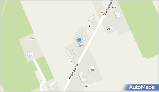 Dobieszków, Dobieszków, 18, mapa Dobieszków