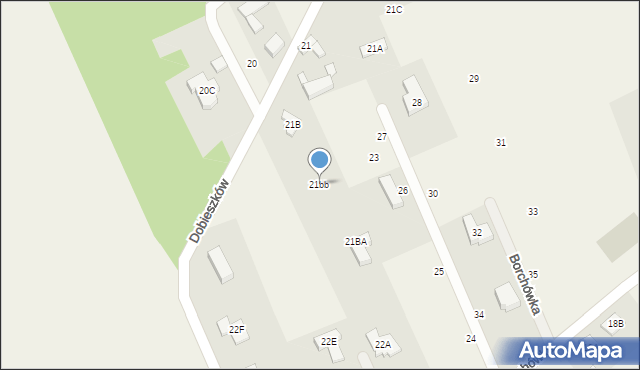 Dobieszków, Dobieszków, 21bb, mapa Dobieszków