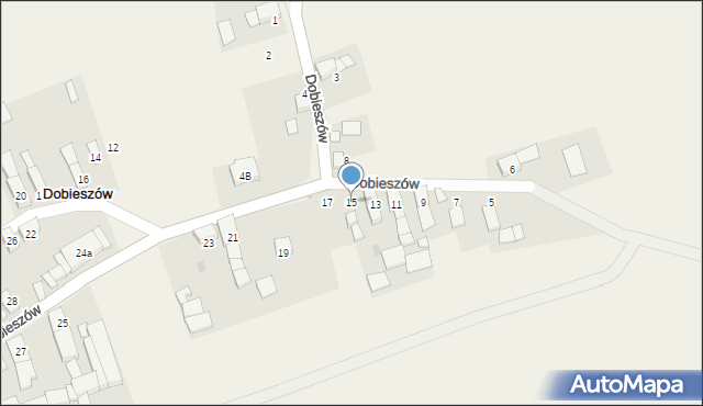 Dobieszów, Dobieszów, 15, mapa Dobieszów