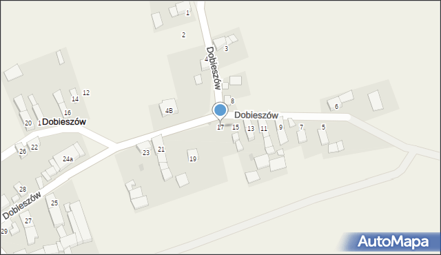 Dobieszów, Dobieszów, 17, mapa Dobieszów