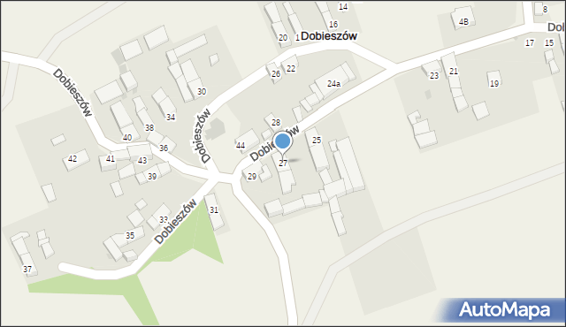 Dobieszów, Dobieszów, 27, mapa Dobieszów