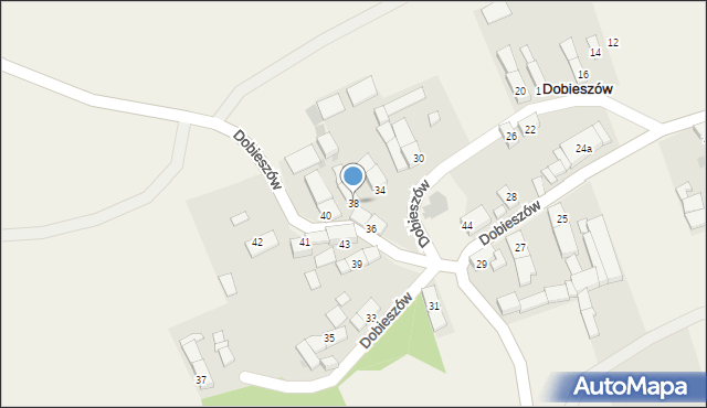 Dobieszów, Dobieszów, 38, mapa Dobieszów