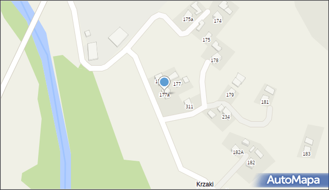 Dobieszyn, Dobieszyn, 177a, mapa Dobieszyn