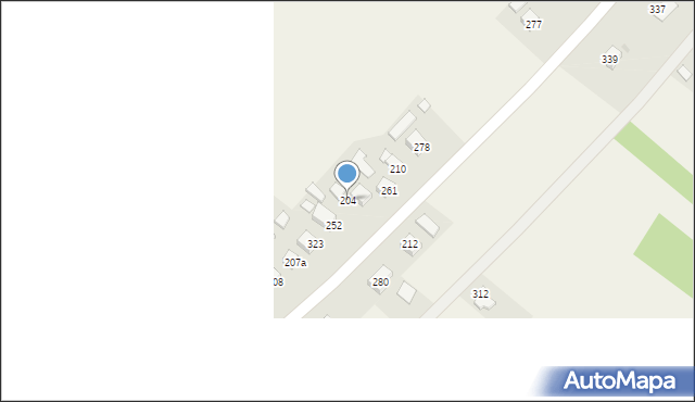 Dobieszyn, Dobieszyn, 204, mapa Dobieszyn