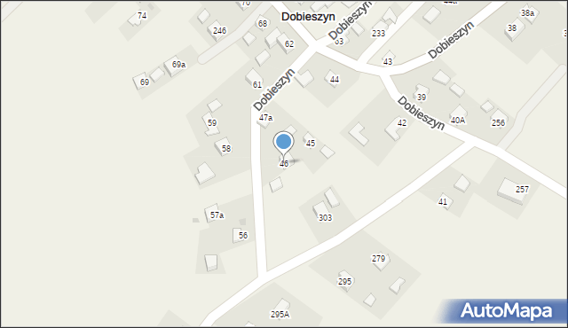 Dobieszyn, Dobieszyn, 46, mapa Dobieszyn