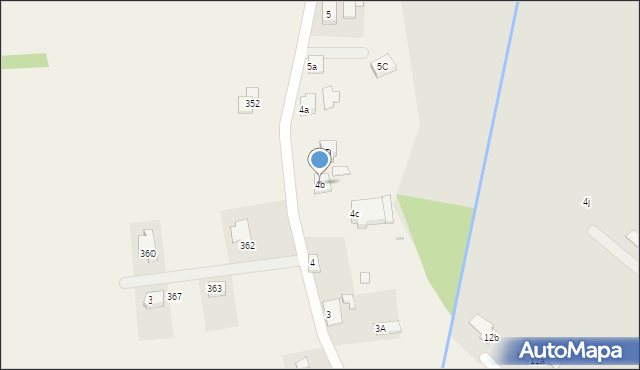 Dobieszyn, Dobieszyn, 4b, mapa Dobieszyn