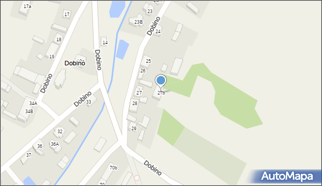 Dobino, Dobino, 27b, mapa Dobino