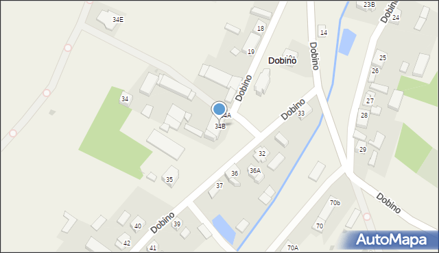 Dobino, Dobino, 34B, mapa Dobino