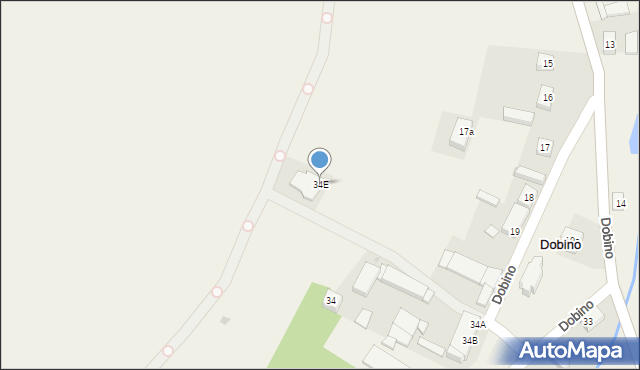 Dobino, Dobino, 34E, mapa Dobino