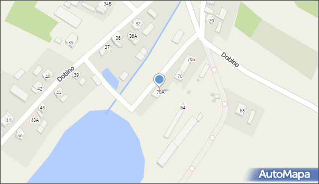 Dobino, Dobino, 70A, mapa Dobino
