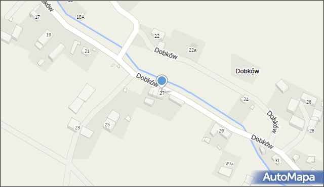 Dobków, Dobków, 27, mapa Dobków