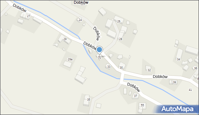 Dobków, Dobków, 31, mapa Dobków
