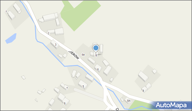Dobków, Dobków, 4, mapa Dobków