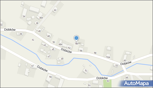 Dobków, Dobków, 54, mapa Dobków