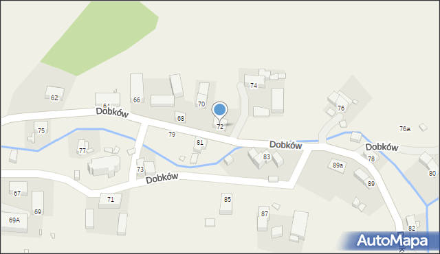 Dobków, Dobków, 72, mapa Dobków