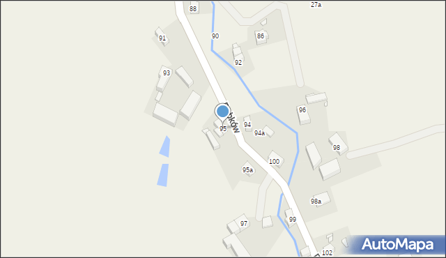 Dobków, Dobków, 95, mapa Dobków