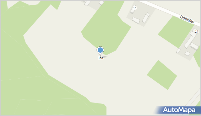 Dobków, Dobków, 15a, mapa Dobków